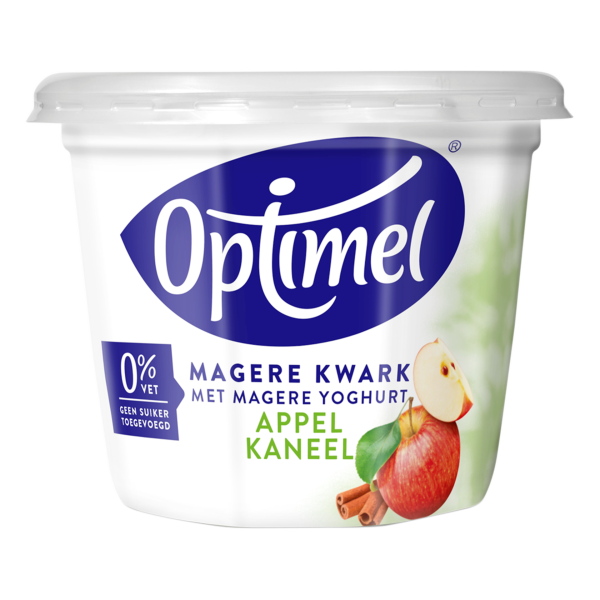 Optimel Magere kwark appel kaneel 0% vet 500g