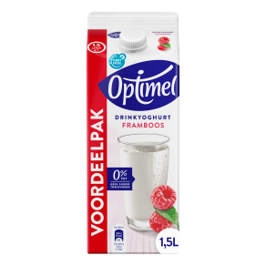 Optimel Drinkyoghurt Framboos 0% vet 1.5L