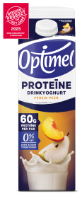 Optimel Proteïne Drinkyoghurt Perzik Peer 1ltr