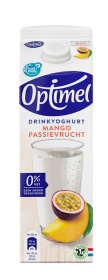 Optimel Drinkyoghurt Mango Passievrucht 0% vet 1L