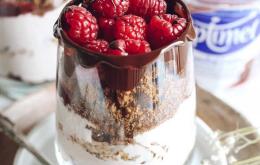 Mocca Raspberry Parfait